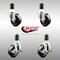 Service Caster 3 Inch 316SS Soft Rubber Swivel 1-5/8 Inch Expanding Stem Caster Brake SCC, 2PK SCC-SS316EX20S314-SRS-2-TLB-2-158 - alternate 2